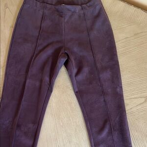 Essentials brown Suede Leggings